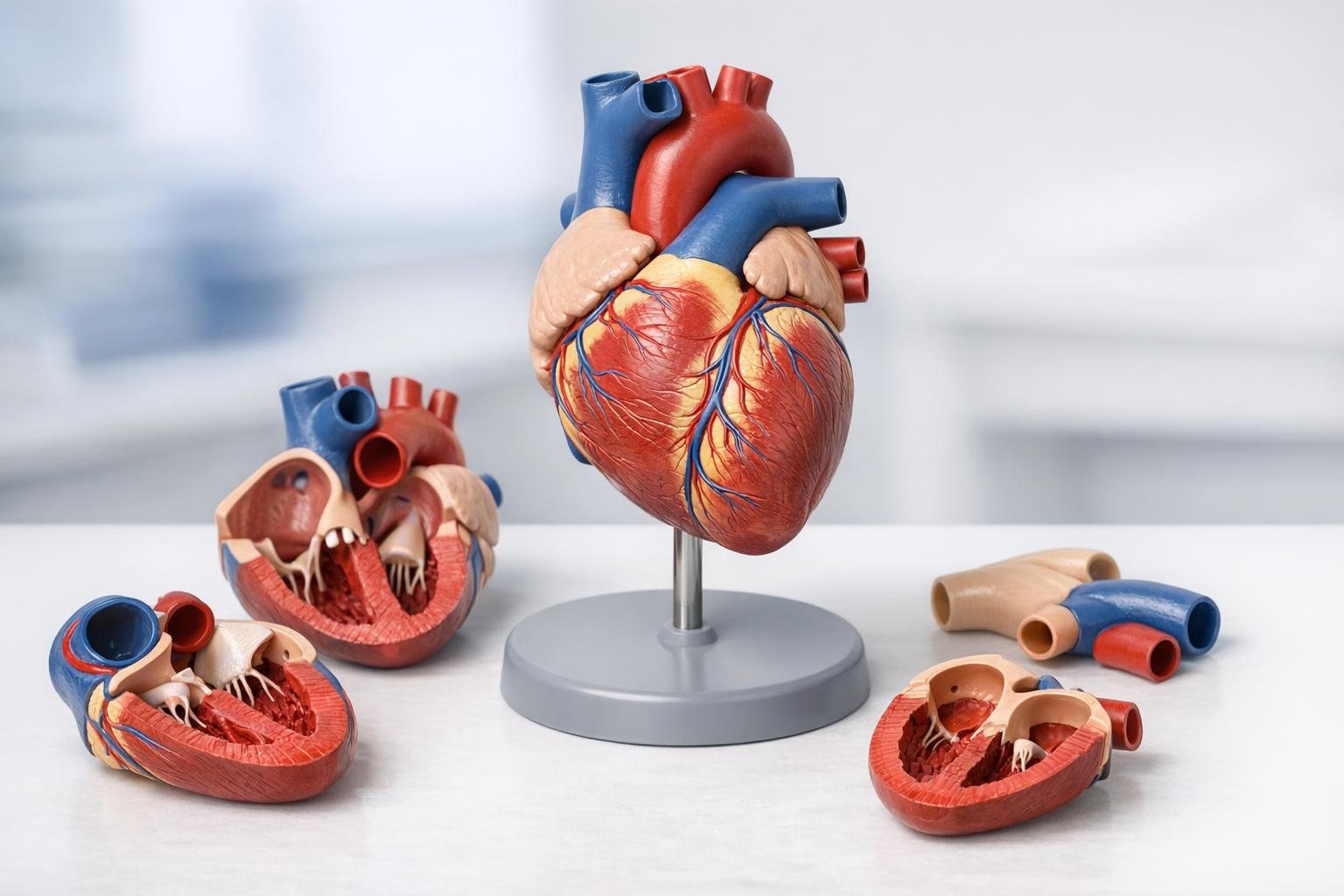 Zdjęcie: model anatomiczny serca z wymiennymi elementami